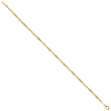 Yellow Gold 2.3mm Hollow Singapore Chain