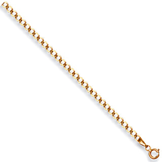 Yellow Gold 2.7mm Economy Curb Chain 16