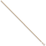 Yellow Gold 2.7mm Hollow Rope Chain 07