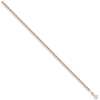 Yellow Gold 2.7mm Hollow Rope Chain