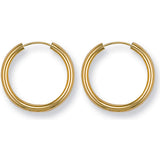 Yellow Gold 23mm Sleepers
