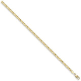 Yellow Gold 3.0mm Flat Anchor Chain
