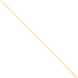 Yellow Gold 3.3mm Paper Clip Chain