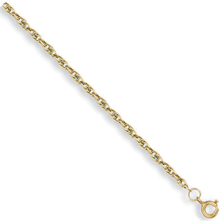 Yellow Gold 3.3mm Prince Of Wales Chain