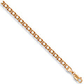 Yellow Gold 3.4mm Open Double Curb Chain