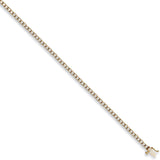 Yellow Gold 3.5mm CZ Tennis Bracelet