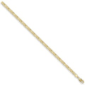 Yellow Gold 3.7mm Flat Anchor Chain