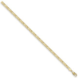 Yellow Gold 3.7mm Flat Anchor Chain