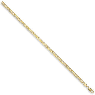 Yellow Gold 3.7mm Flat Anchor Chain