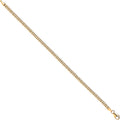 Yellow Gold 3.7mm Panther Link Ladies Bracelet