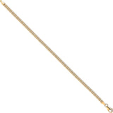 Yellow Gold 3.7mm Panther Link Ladies Bracelet