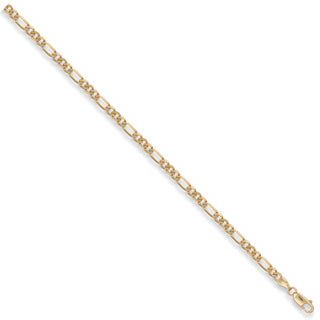 Yellow Gold 3.8mm Figaro Chain 07