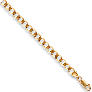 Yellow Gold 4.2mm Economy Curb Chain