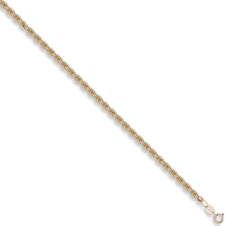 Yellow Gold 4.3mm Hollow Rope Chain