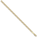 Yellow Gold 4.4mm Flat Anchor Chain