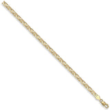 Yellow Gold 4.4mm Flat Anchor Chain