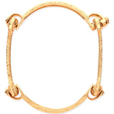 Yellow Gold 4 Piece Bone Gents Bangle