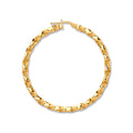 Yellow Gold 46mm Twist Hoop