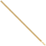 Yellow Gold 5.4mm Hollow Domed Curb Chain