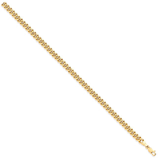 Yellow Gold 5.4mm Hollow Domed Curb Chain