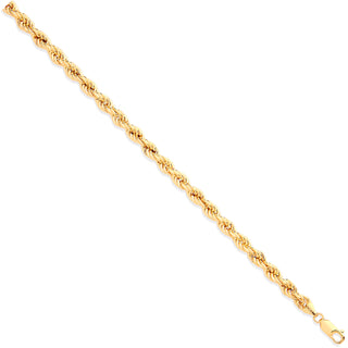 Yellow Gold 6.3mm Hollow Rope Chain 07