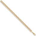 Yellow Gold 6.7mm Flat Curb Chain