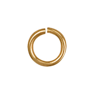 Yellow Gold 6mm Jump Ring (Pack Of 6)