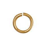 Yellow Gold 7mm Jump Ring (Pack Of 6)