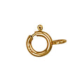 Yellow Gold 7mm Open Bolt Ring (Pack Of 6)