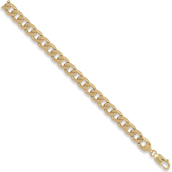 Yellow Gold 9.5mm Curb Chain 08