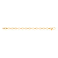 Yellow Gold Anchor Ladies Bracelet