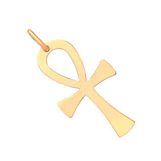 Yellow Gold Ankh Cross - Key Of Life