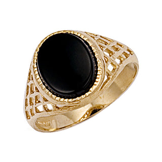 Yellow Gold Basket Side Ring 3.1g