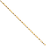 Yellow Gold Belcher Box Ladies Bracelet