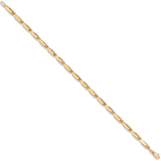 Yellow Gold Belcher Box Ladies Bracelet