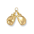 Yellow Gold Boxing Glove Pendant 1.3g