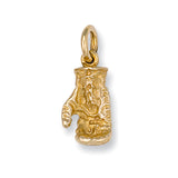 Yellow Gold Boxing Glove Pendant 4.5g