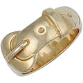 Yellow Gold Buckle Ring 10g