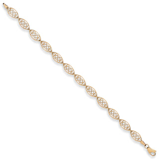 Yellow Gold Celtic Style Bracelet