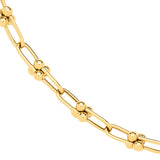 Yellow Gold Chains 18" Necklace/ladies Bracelet