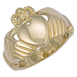 Yellow Gold Claddagh Ring 11g