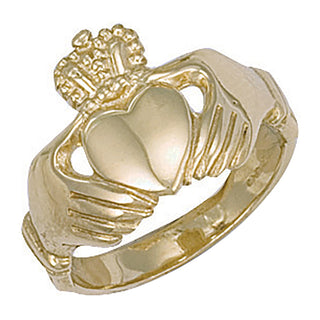 Yellow Gold Claddagh Ring 7.2g