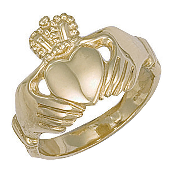 Yellow Gold Claddagh Ring 7.2g