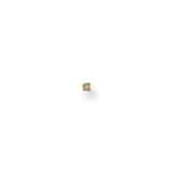 Yellow Gold Claw Set Diamond Nose 2mm Stud