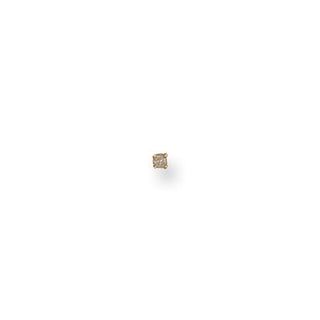 Yellow Gold Claw Set Diamond Nose 2mm Stud