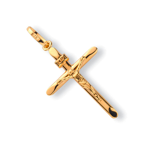 Yellow Gold Crucifix 0.6g (£100)