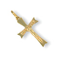 Yellow Gold Crucifix 0.6g