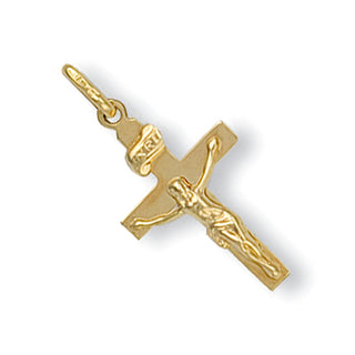 Yellow Gold Crucifix 0.8g