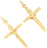 Yellow Gold Crucifix 1g