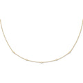 Yellow Gold CZ By The Yard CZ Bracelet & Necklace (07", 18" & 36")